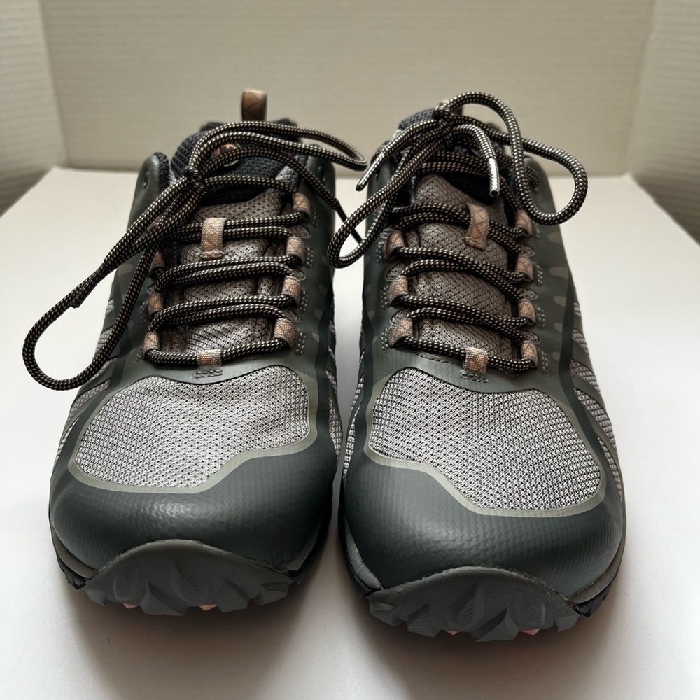 Merrell Siren Edge Q2 Gray Pink Low Hiking Shoes Size 11 - Picture 2 of 6
